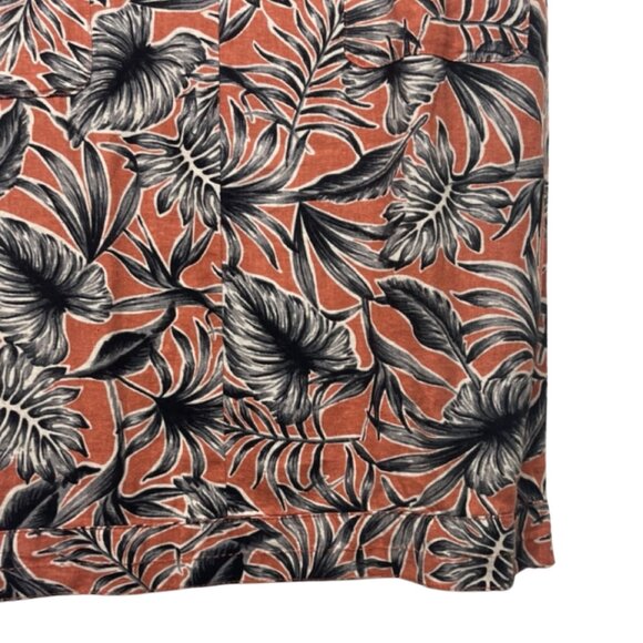 ISLE COLLECTION | Women's Rust Short Sleeve Floral Shift Dress |Size UK 14/US 10 - Picture 5 of 14